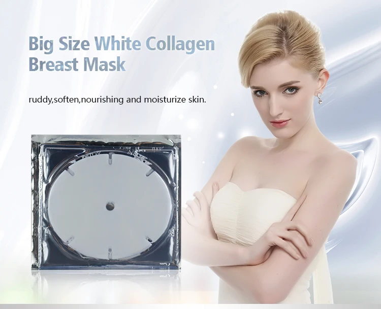 
Best selling beauty products all natural skin care gold white whitening firming lifting collagen crystal breast mask 