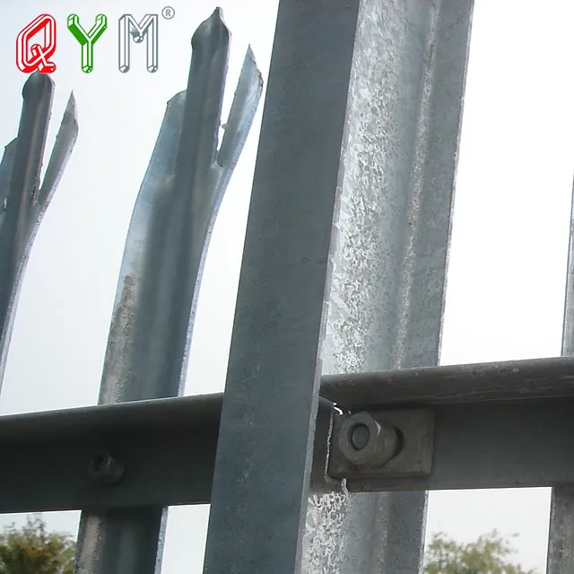 Ornamental Iron Steel Garden Palisade Fence Gate