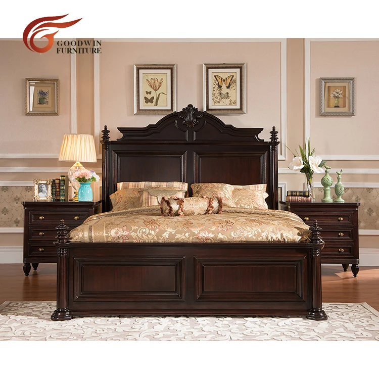 
Latest wooden box bed designs modern bedroom furniture set of king and queen size bed WA390  (62171126817)