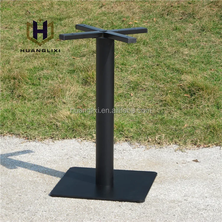 Black Square Table Base, Cast Iron Table Feet, Modern Coffee Dining Legs