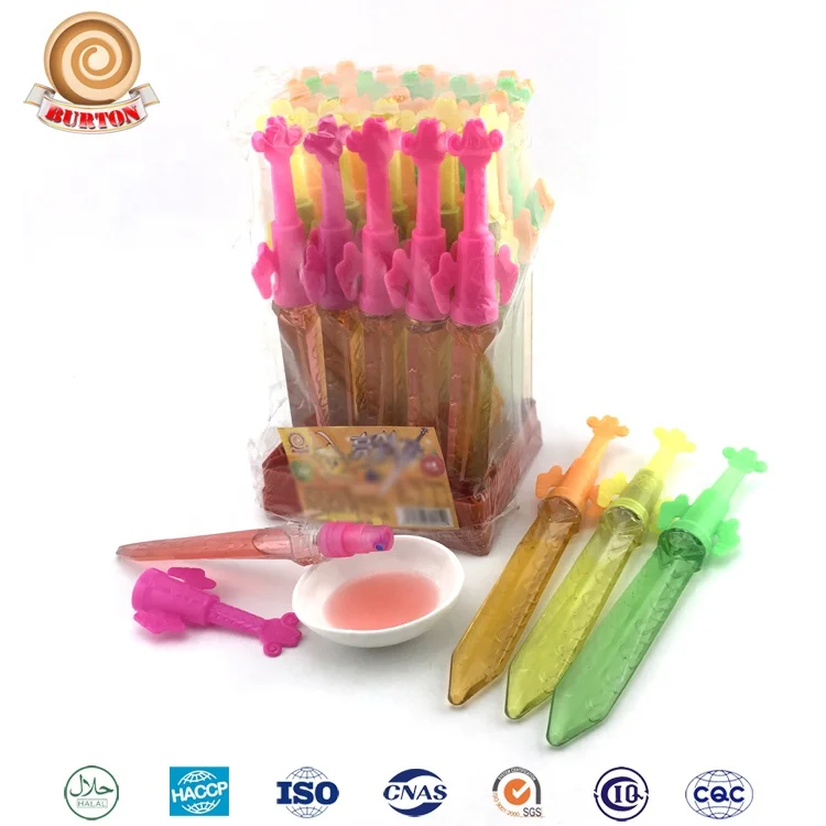  Сладкий и кислый спрей в форме меча 20 мл фруктовый джем напиток жидкие конфеты