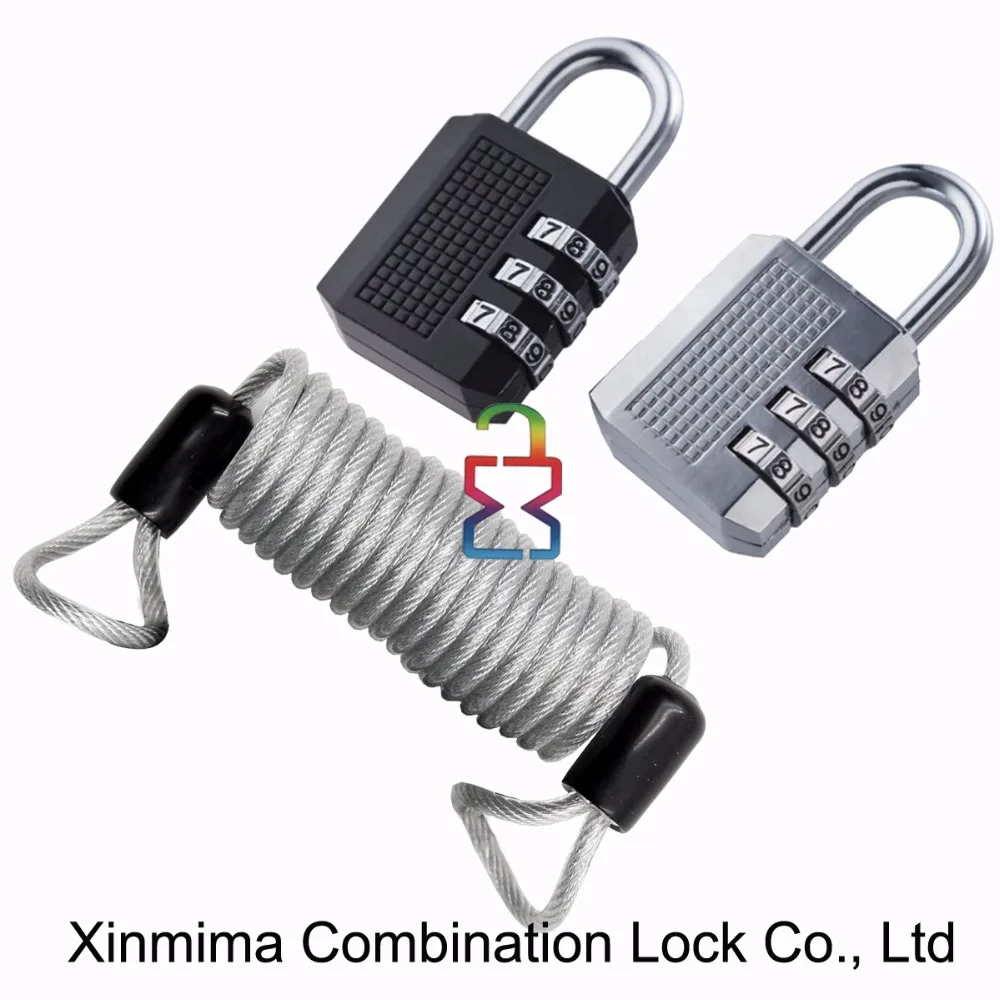 2018 Горячая витая багажа сочетание кабель замок