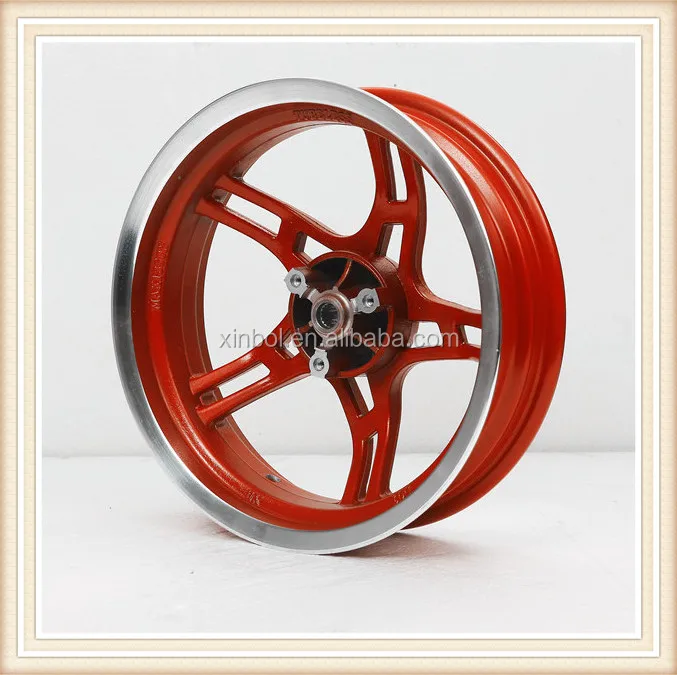 13 inch motorcycle alloy wheel, disc brake