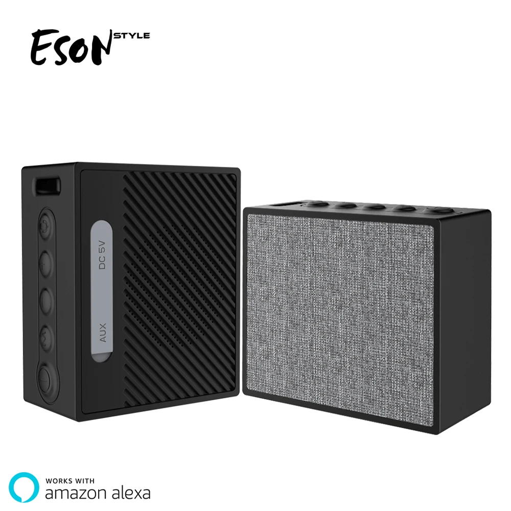 Eson Style new arrival Best seller 2019 Voice Controlled Speakers  3.7V 1000mAH Alexa Speaker
