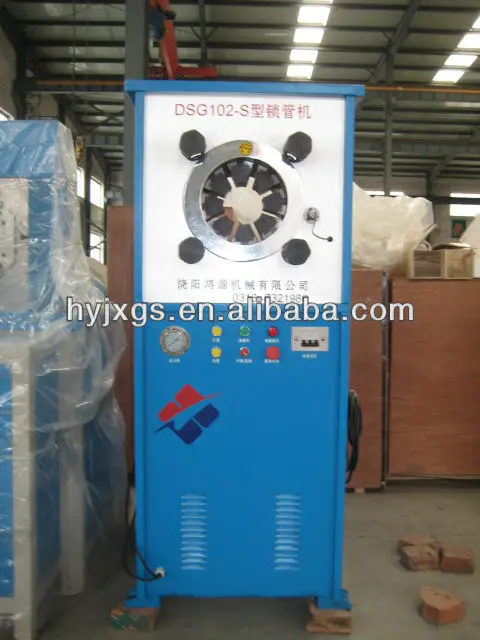 professional manufacturer! Rubber hydraulic hose crimping machine, hydraulic hose locking machine