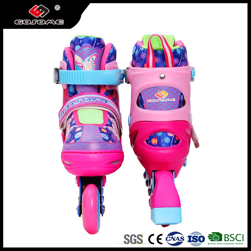 GOSOME Professional Flashing Inline Skates and Skateshoes and Rollerskates for Kids Inline Skate