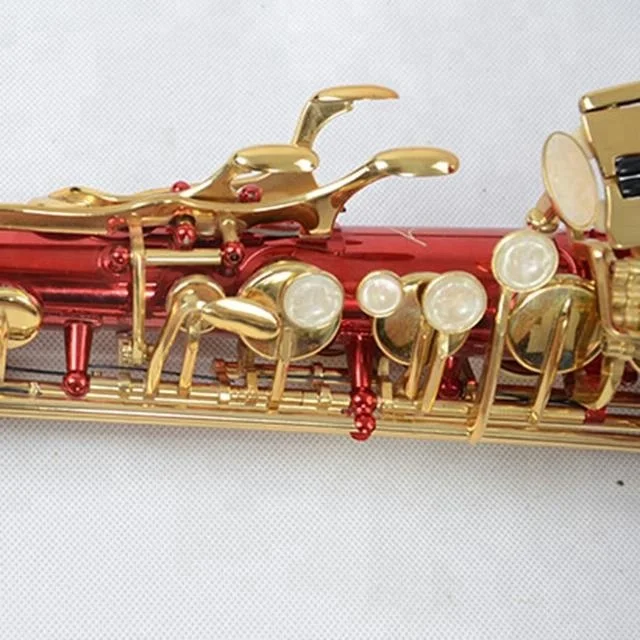 
Accept OEM Dasheng Music DSAS-711RG Red Sax Body Gold Keys Saxophone Alto 