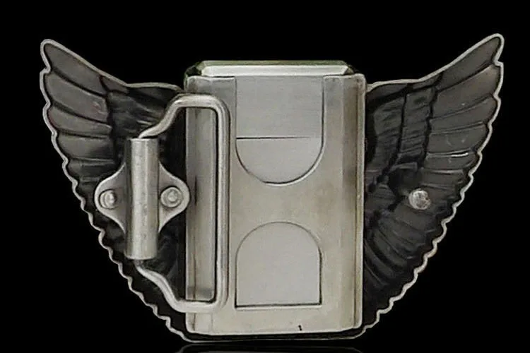 40mm old silver color 3D eagle shape western alloy belt buckle 40mm,custom fire lighter western name plate belt buckle
