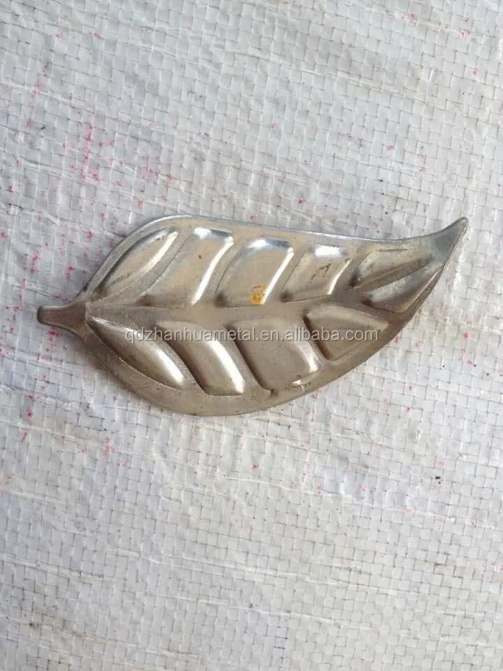 Decorative metal stamping leaves in 1mm thickness