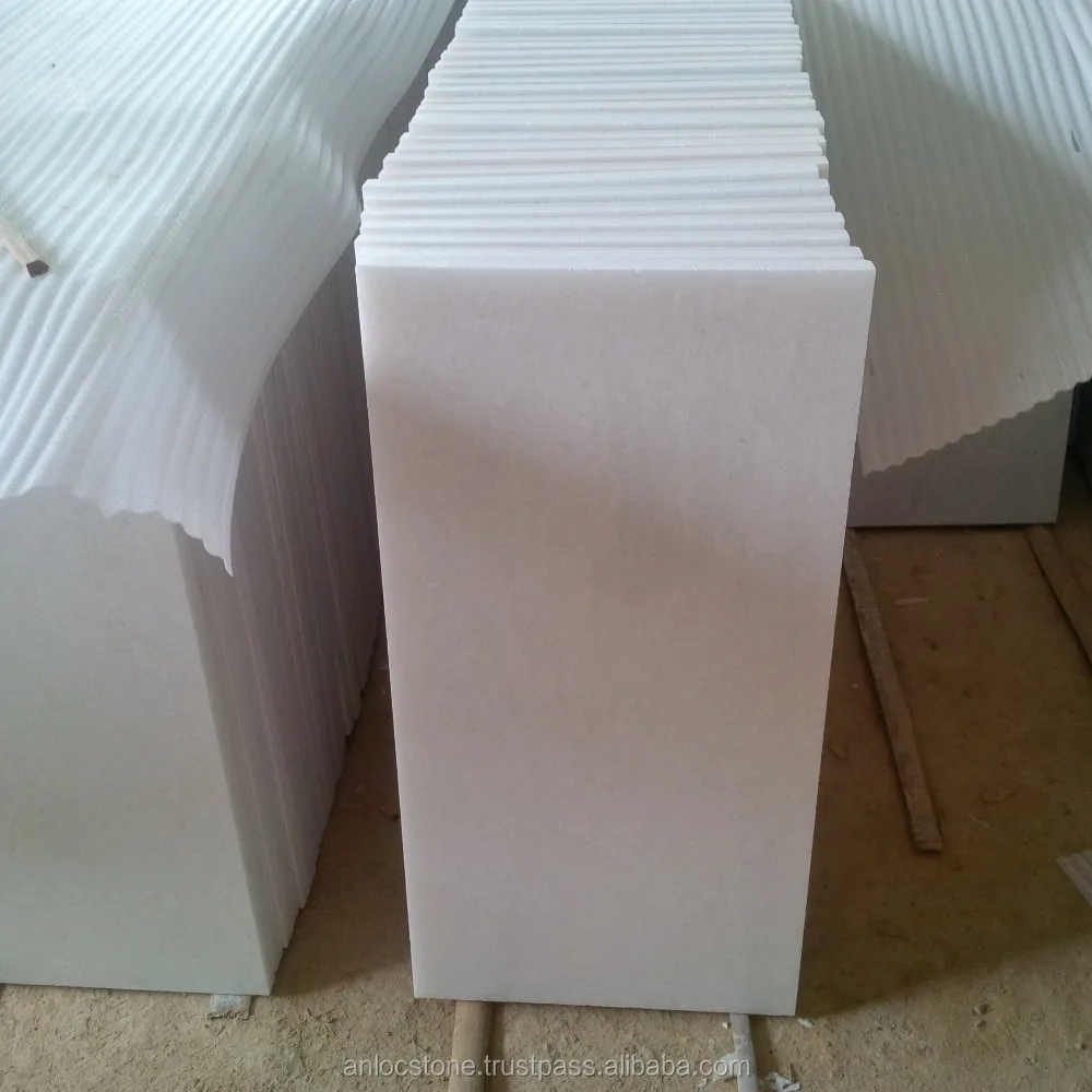 Vietnam crystal white marble tiles size 40x60x3 cm