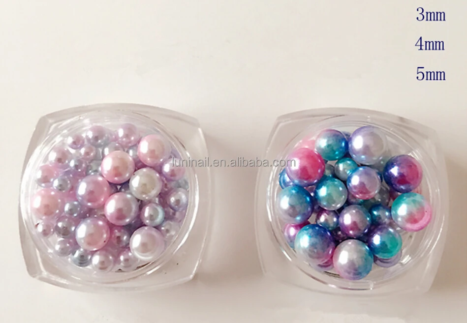 3D mermaid pearl for nail art nail art decoration mermaid pearl
