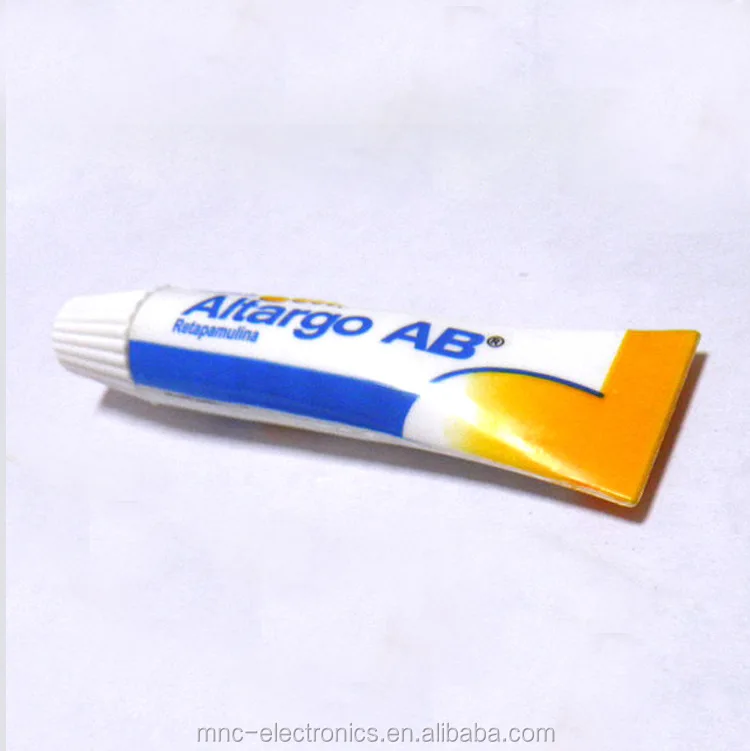 Promotional gift custom logo printing tooth paste tube shape 4GB 8GB usb flash pen drive