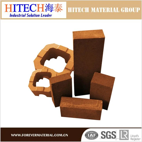 Высокое качество и высокий стандарт цзыбо hitech direct bonded magnesia chrome магнезит огнеупорного кирпича