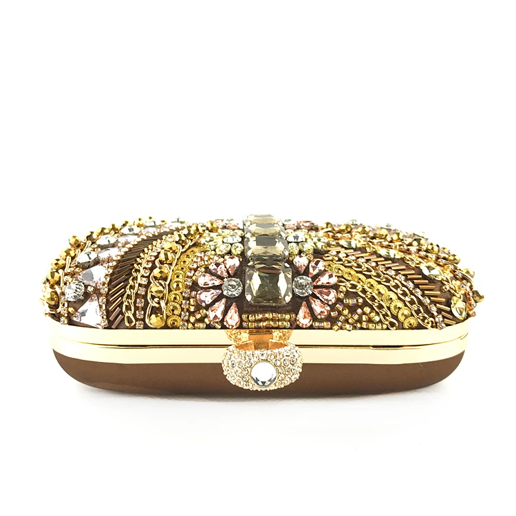 
Indian traditional bag designs handmade beaded clutch OC3806 