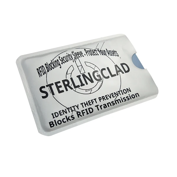 Противоударная бумажная алюминиевая пленка с RFID-блокировкой держатель для карт