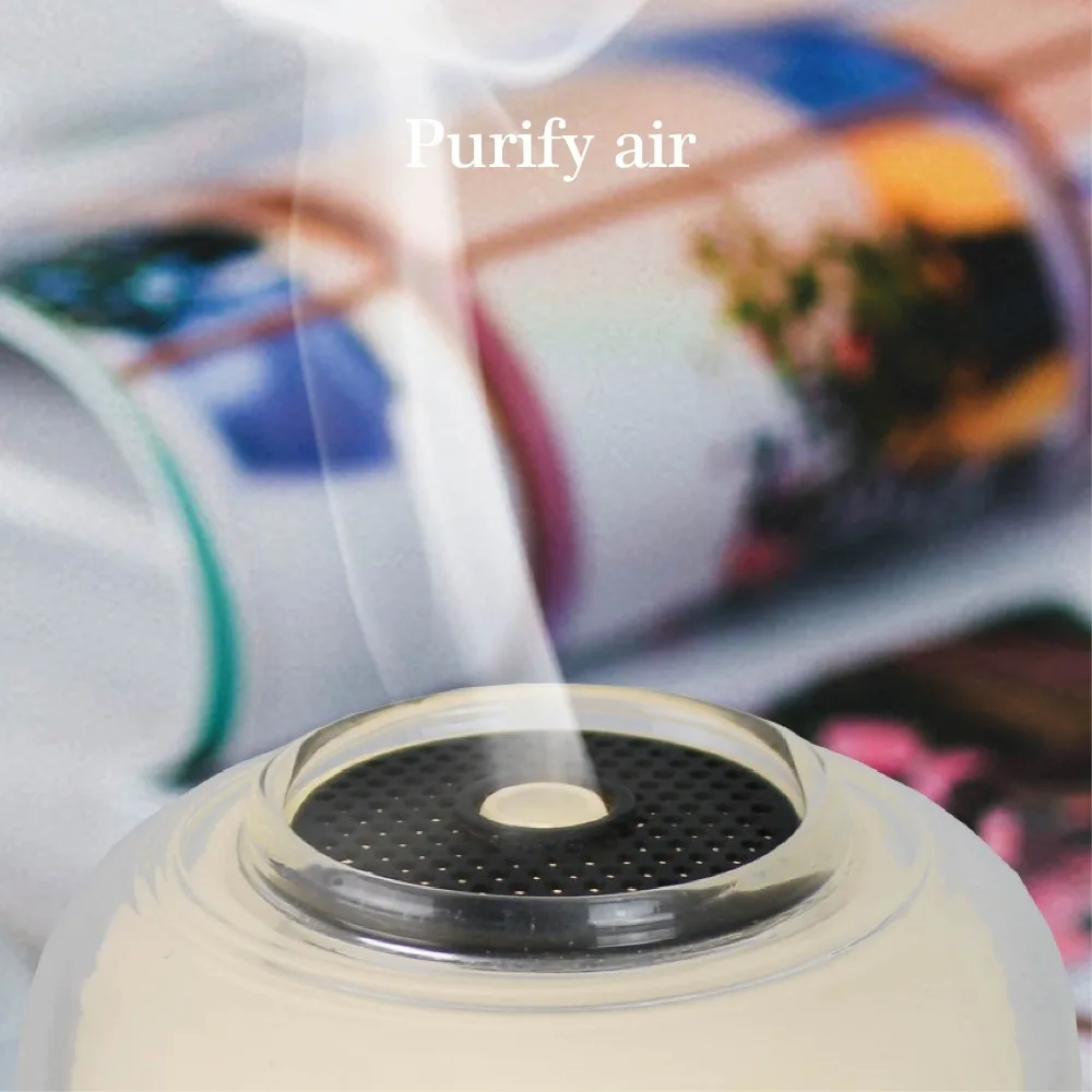aroma diffuser essential oil ultrasonic humidifier glass light aroma diffuser