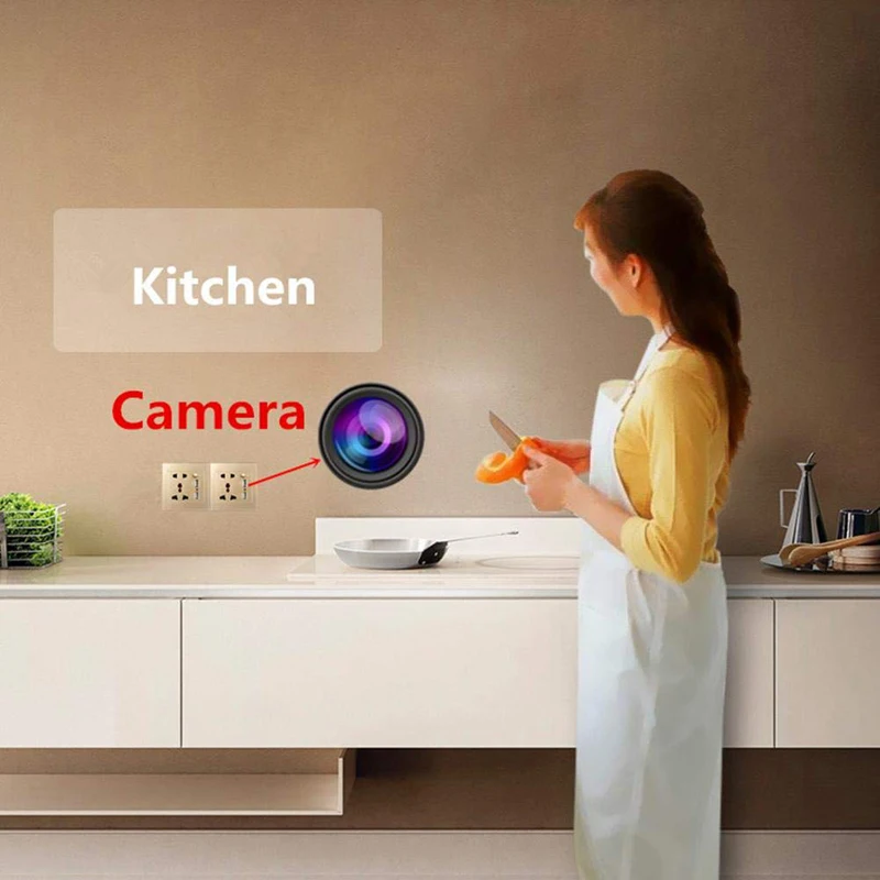 
Wifi remote hidden spy live camera invisible wireless hidden ip camera 1080p hidden camera bathroom smartphone control 