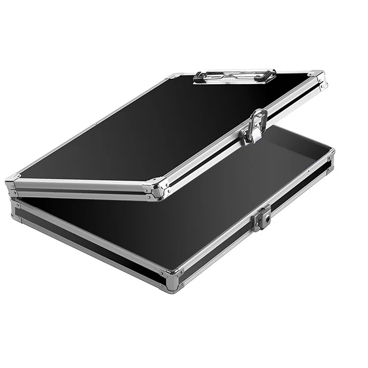 2in1 Document Folder Aluminum Laptop Tablet Briefcase Business Case A4