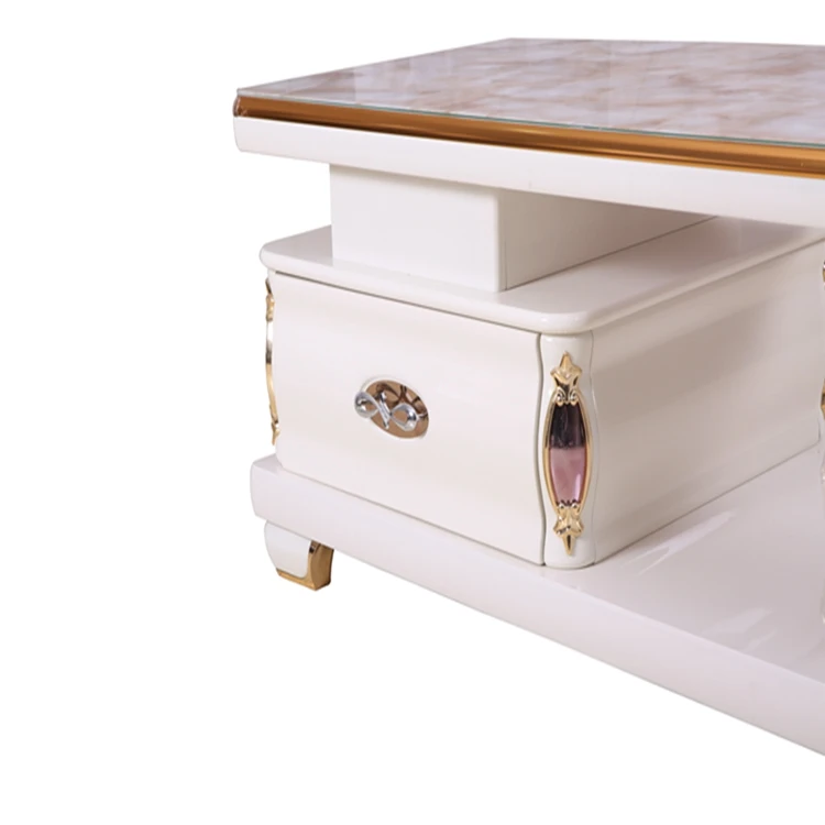 
custom classic vintage marble tops effect coffee table marble coffee tea table 