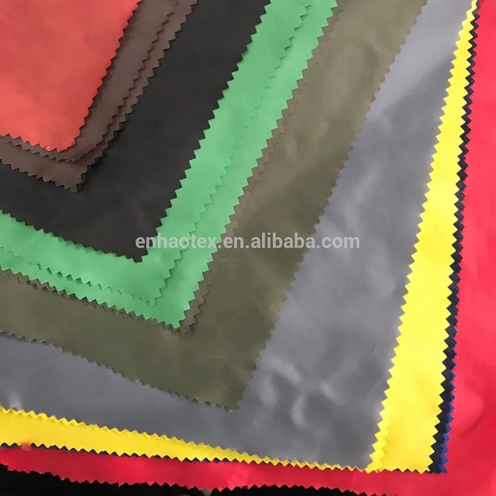 230T 300T Polyester Taffeta NS OIL Cire Fabric For Garment