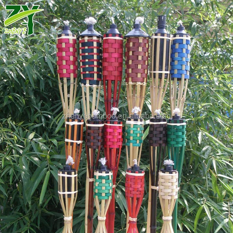 
ZYT-101 Bamboo Torch with Iron Tank for Garden Backyard Balcony at Factory Low Price ! 