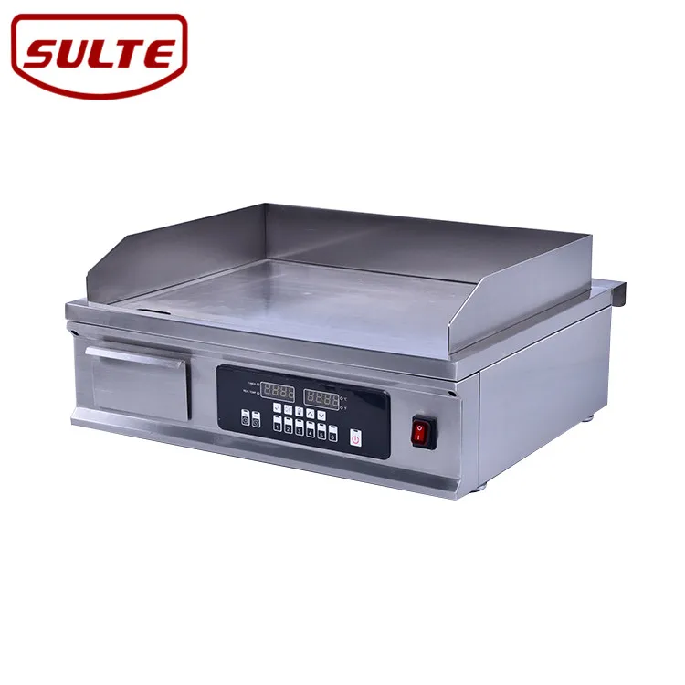 Commercial high quality electric flat griddle, 36 inch counter-top electric induction griddle