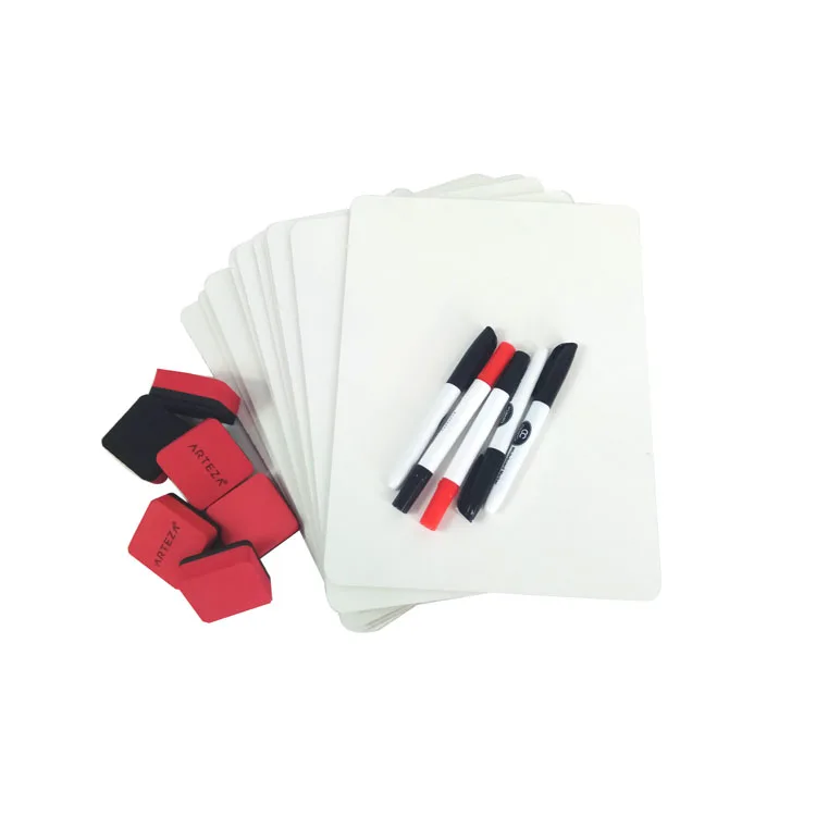 Классная многоразовая доска для сушки стирания, набор для доски 9x12 дюймов