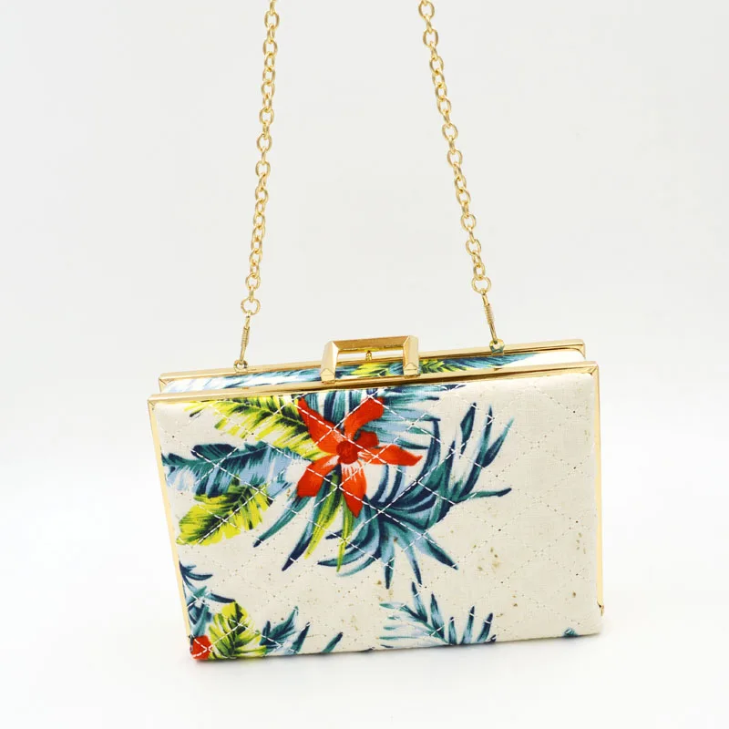 Retro Elegant Prints Pu/Leather Bag With Magnetic Chain Buckles Bag Manufacturer From China