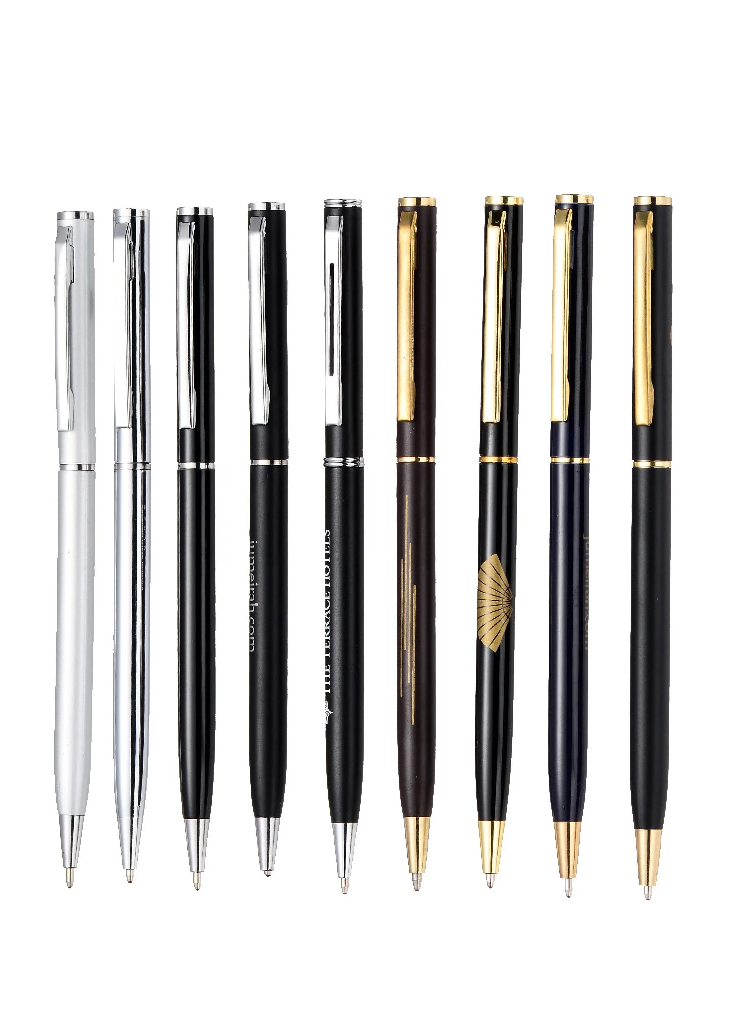 
New Product Ideas 2019 High Quality Promotional Metal Steel Ball Pen With Custom Logo 