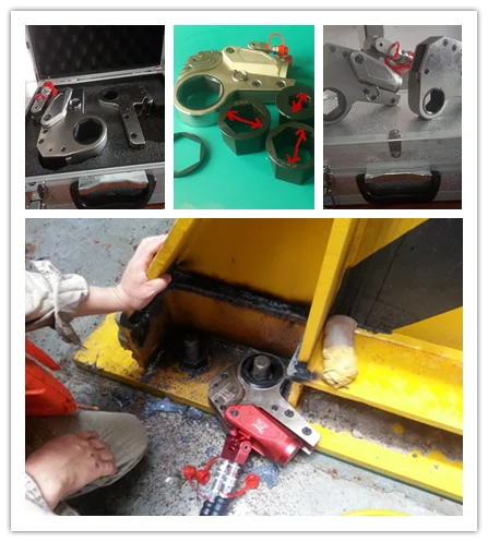 
Low profile hydraulic torque wrench 