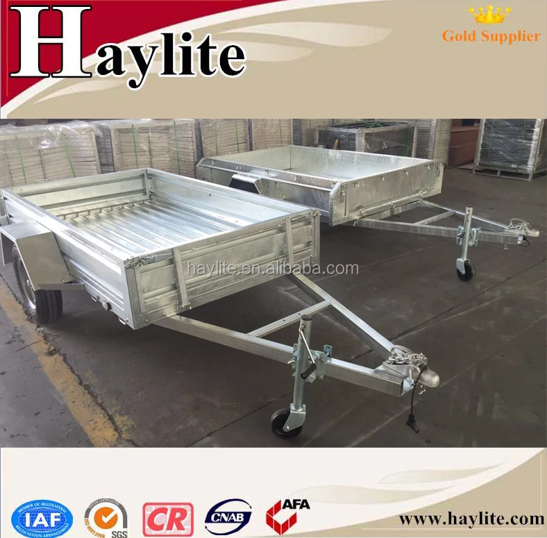 Galvanized OEM strong fram box trailer from chinese manufacturer
