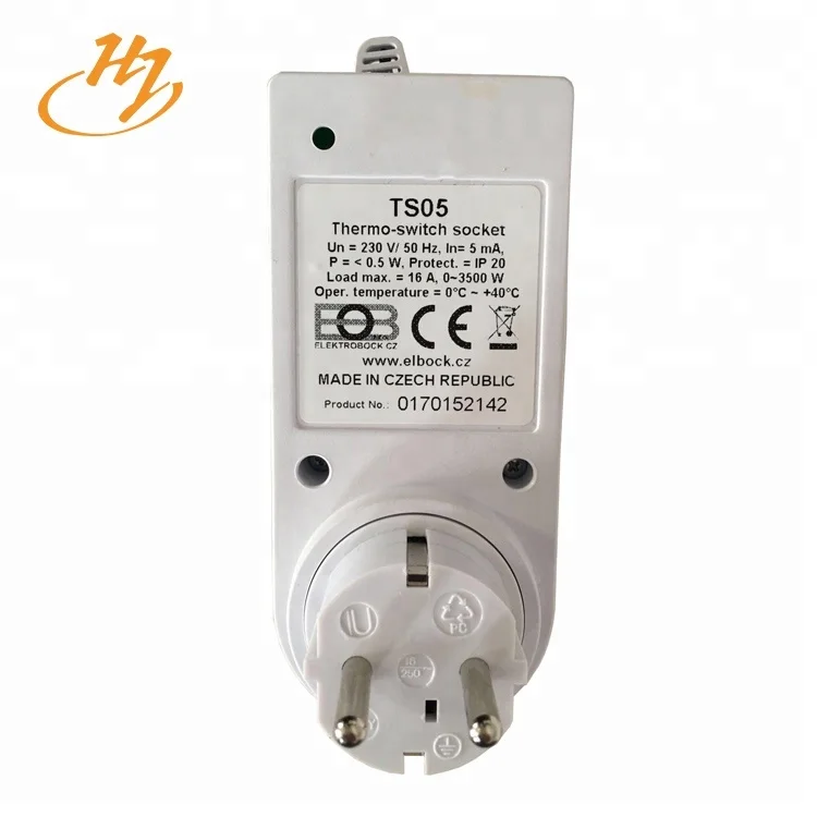 
Factory Price 230V Digital Basic Plug In Thermostat 