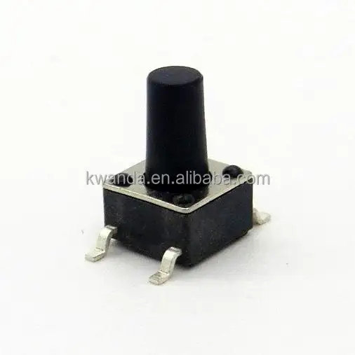 6*6*9.5(H) smd 1p1t tact switch, smt push button switches, SMT Miniature Momentary Tact Switches