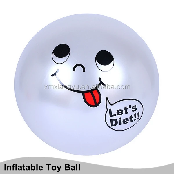 
custom size not-toxic inflatable pvc ball with decal logo 
