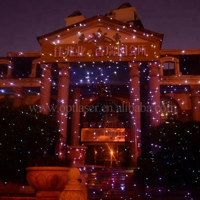 Creative Christmas Decorations Rotary Rotatory Lights Laser Show Animation