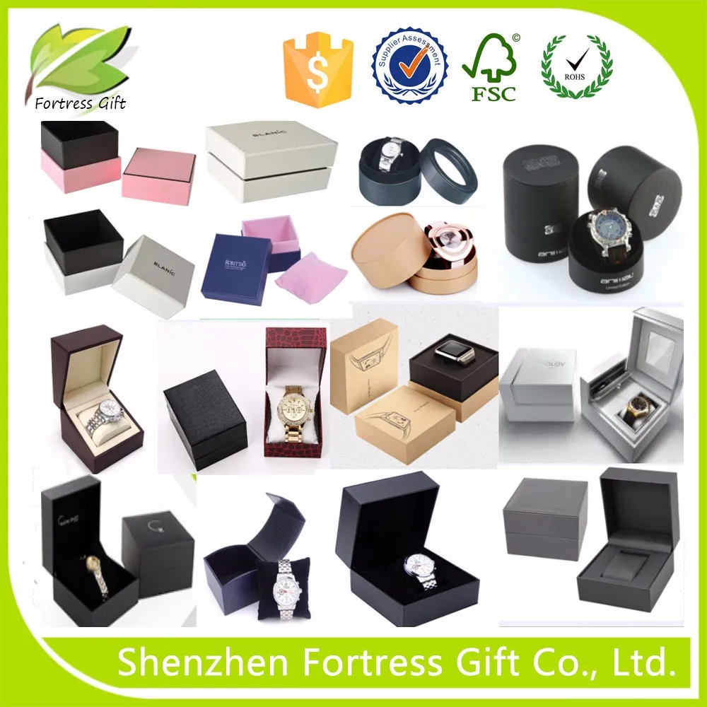 Wholesale Luxury High Quality New Design Custom Square Watch Box