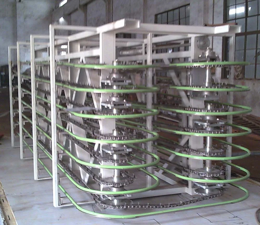 Screw quick-freezing equipment