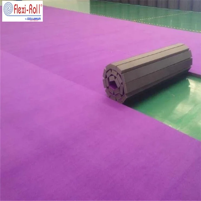 
flexi roll gymnastics mat/Wushu competition mat/rhythmic gymnastic carpet 