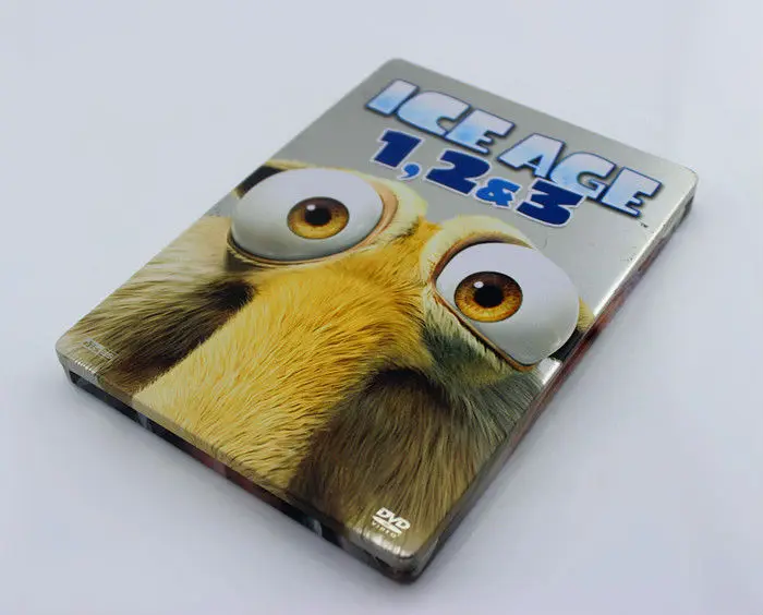 Plain Metal Custom Printed CD/DVD Packaging Tin Box Tin Case