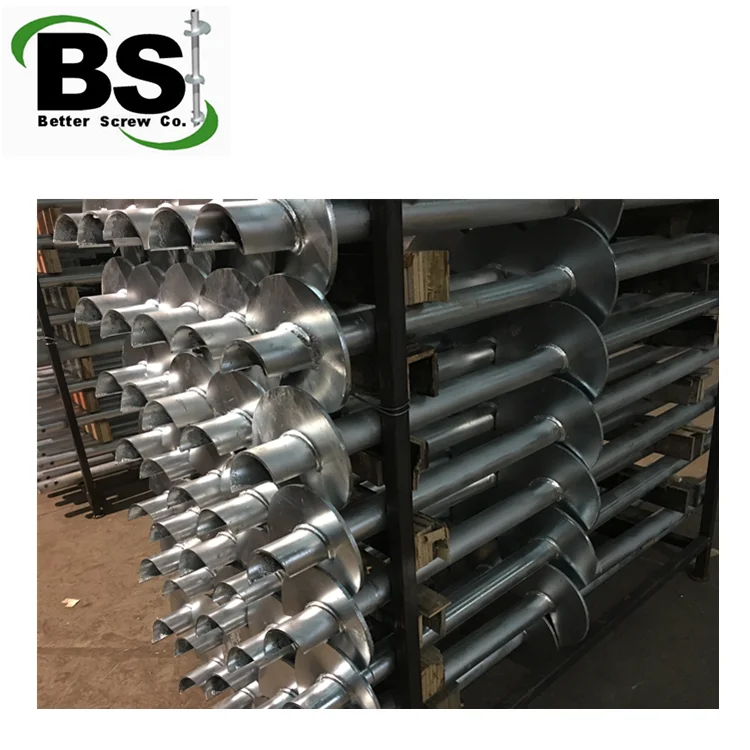 2.375' OD. Helical Screw Piles for America Market