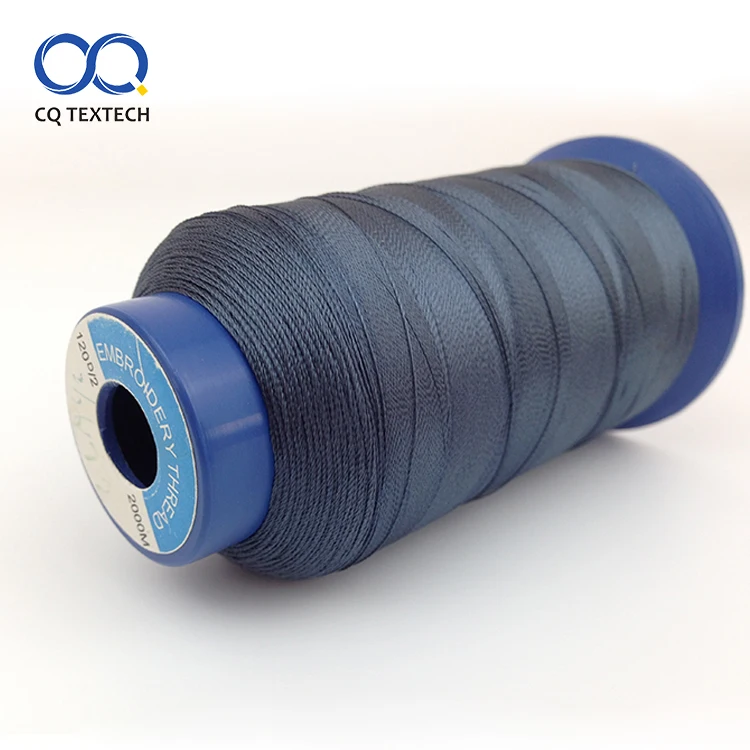 Low price  100D 100%  polyester embroidery thread for Knitting