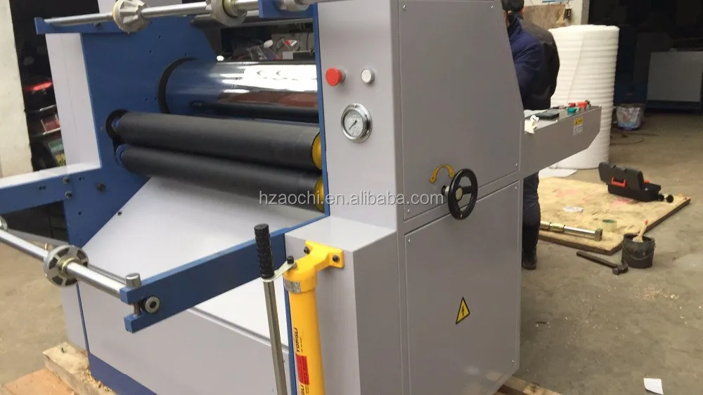 YDFM-920A hot manual feeder laminating machine with heating roller for paper