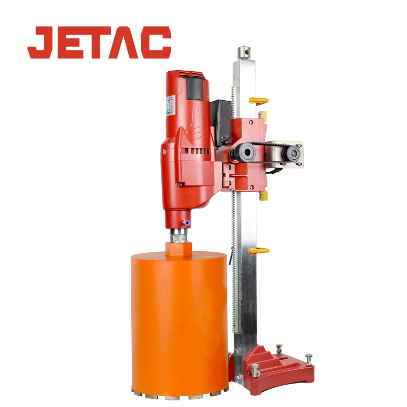 235mm Automatic Heavy Duty Concrete Cutting Diamond Core Drill Machine With Stand Type Portable