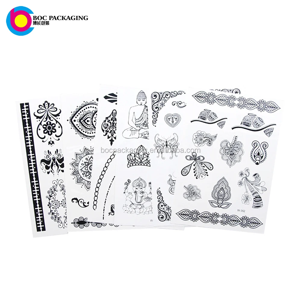 custom made bride henna mehndi temporary tattoo sticker