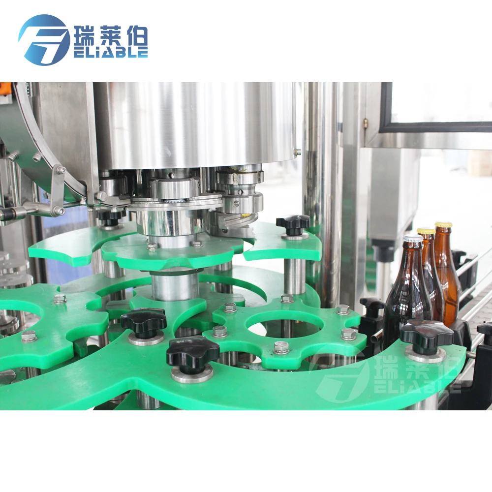 Wine / beer / vodka liquor glass bottling line
