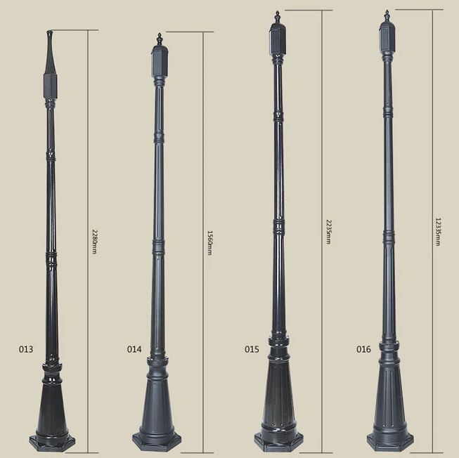 3m garden lighting pole light,garden led pole light,led garden pole light manufactory in china