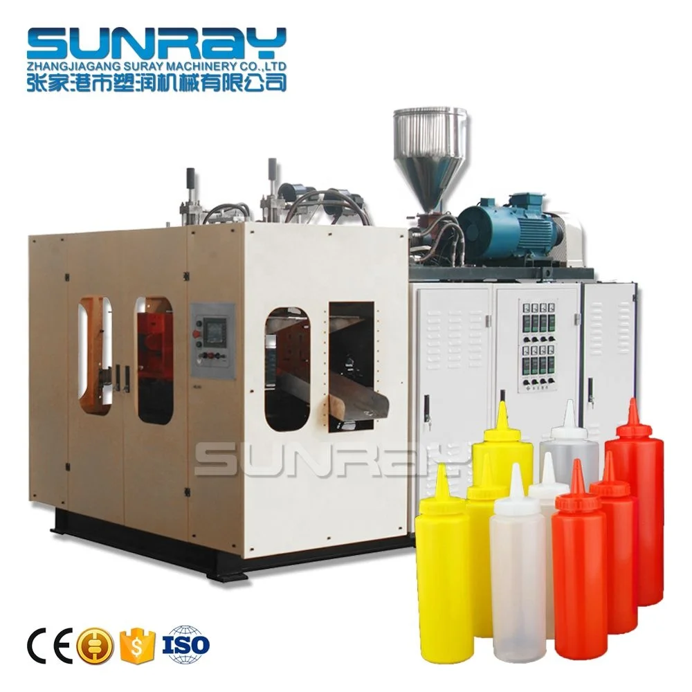 Automatic Hdpe Small Plastic Sauce Bottle Blow Moulding Making Machine Tomato Ketchup Bottle Extrusion Blow Molding Machine
