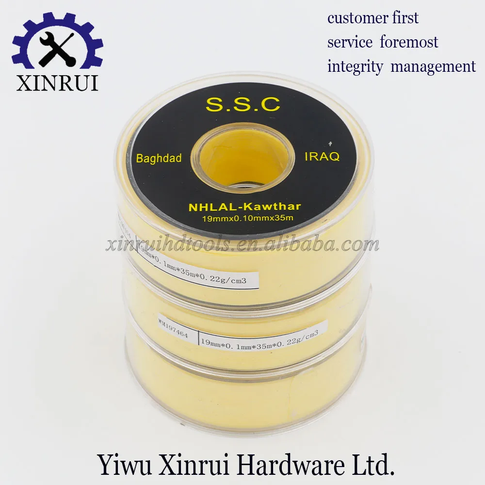 Wholesale Yellow PTFE Seal Tape