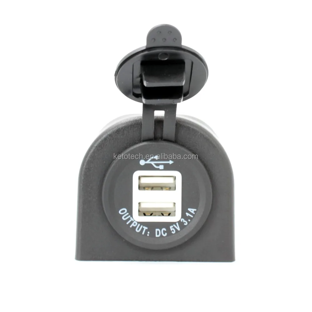 5V 1A and 2.1A dual usb mobile charger for BUS