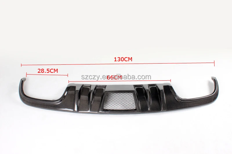 Reiger Стиль Заднего Бампера Положение Углеродного Волокна W204 Задний Диффузор для M ercedes B enz W204 C63